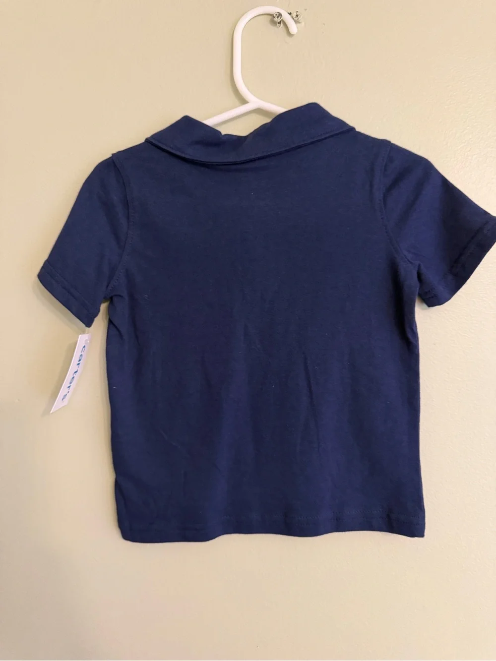 Toddler Navy Polo Shirt with Red Truck Embroidery NWT